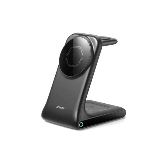 Joyroom JR-W15 3-in-1 Wireless Charging Station Black – 15W Fast Wireless Charger