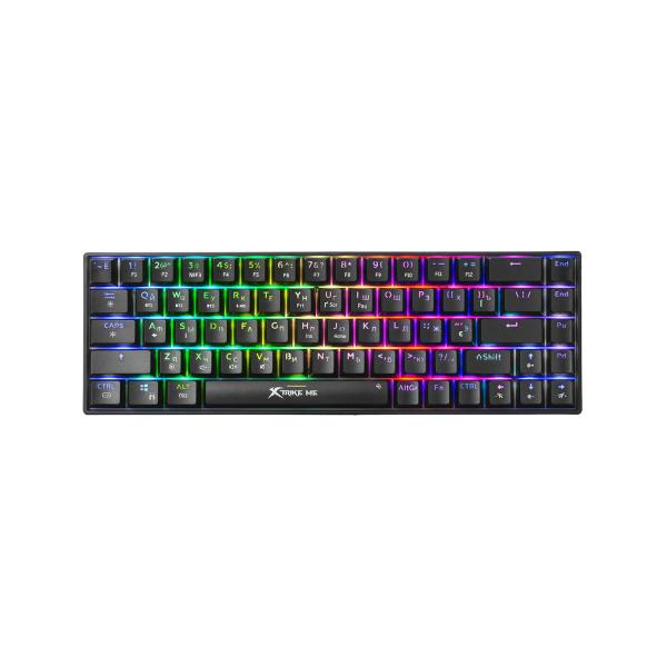 XTRIKE ME GK-995W 68 Keys Wireless Tri-Mode Gaming Mechanical Keyboard Black