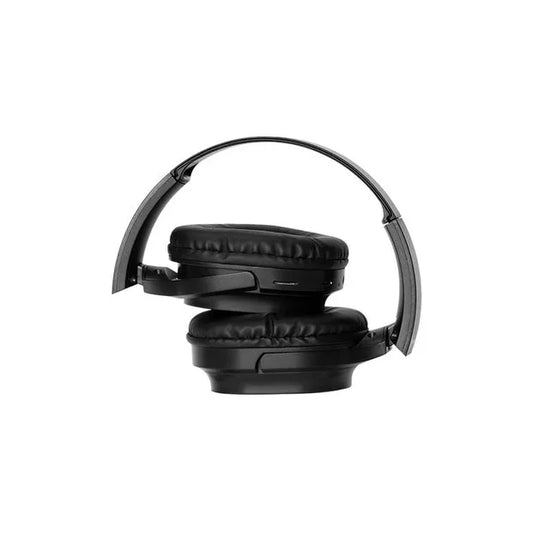 XTRIKE ME HD-214 BK Wireless Bluetooth 5.3 Foldable Over-Ear Headphones with Deep Bass & Built-in Mic