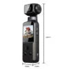 K1 Pocket 5K HD WiFi Handheld Action Camera – 270° Rotatable Sports & Vlogging Camera