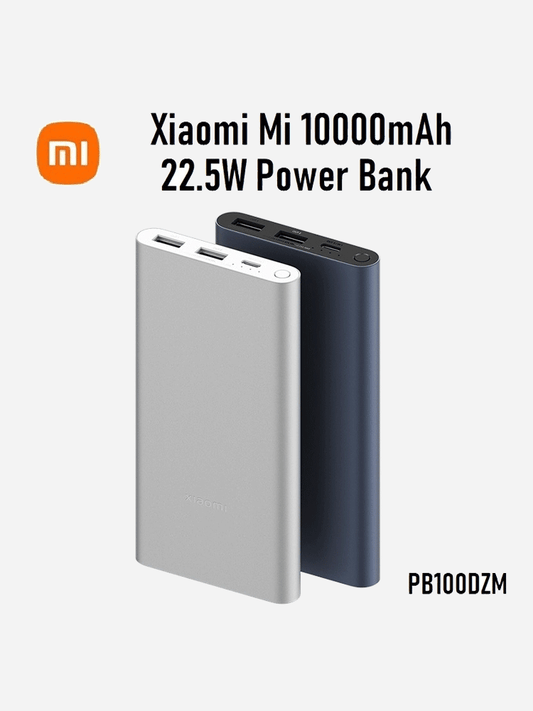 Xiaomi Mi 10000mAh 22.5W Power Bank USB-C Two-Way Fast Charge Portable Charger – Silver