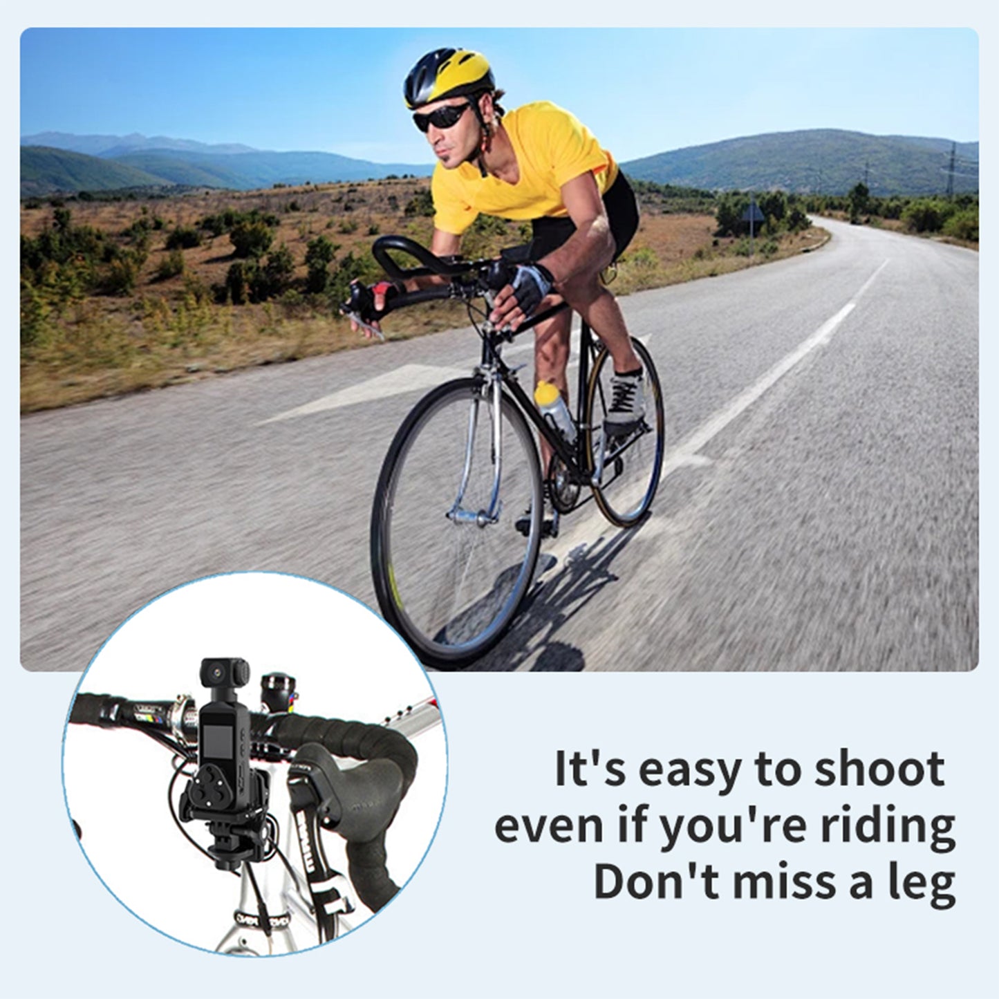 K1 Pocket 5K HD WiFi Action Camera – 270° Rotatable Sports & Vlogging Camera