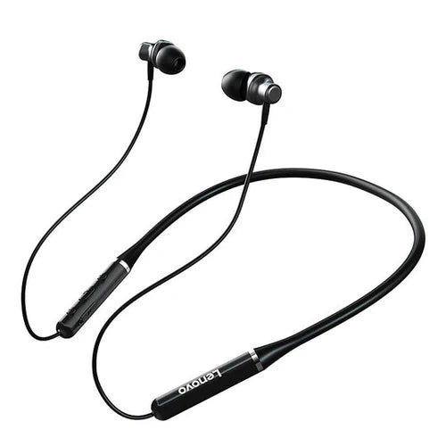 Lenovo HE05 Original Neckband Wireless Bluetooth Headphones – Magnetic Sports Earphones with Mic