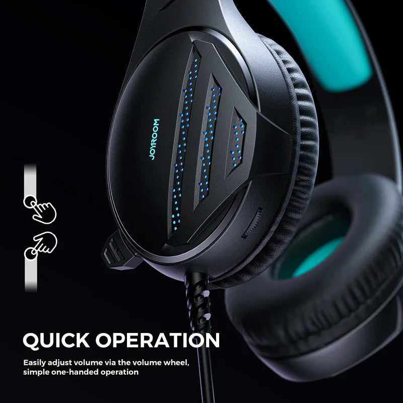 JOYROOM JR-HG2 Gaming Headset Black – Immersive Gaming Audio Experience