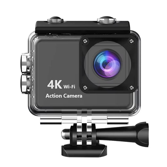 V22 4K Ultra HD Mini Action Camera – Waterproof WiFi Sports Camera with Touch Screen