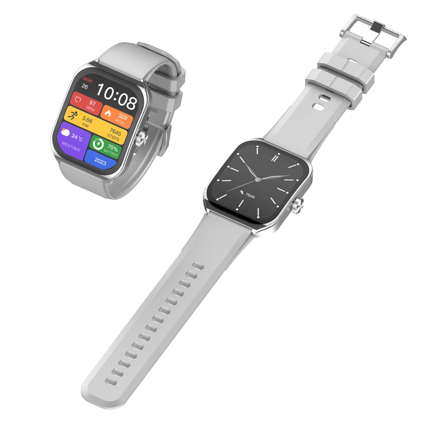 LDNIO SW04 Square AMOLED Smartwatch – 1.96" HD Display Health & Fitness Tracker