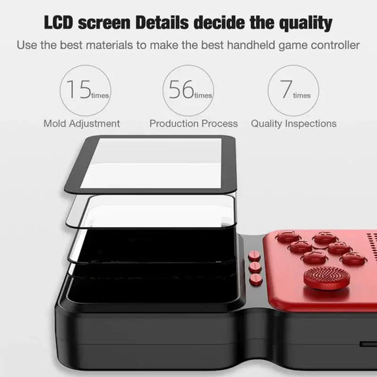 M3 Big Sup Game Box Power 900 in 1 Handheld Gaming Console – 3.0 Inch Color LCD Retro Game Player Original