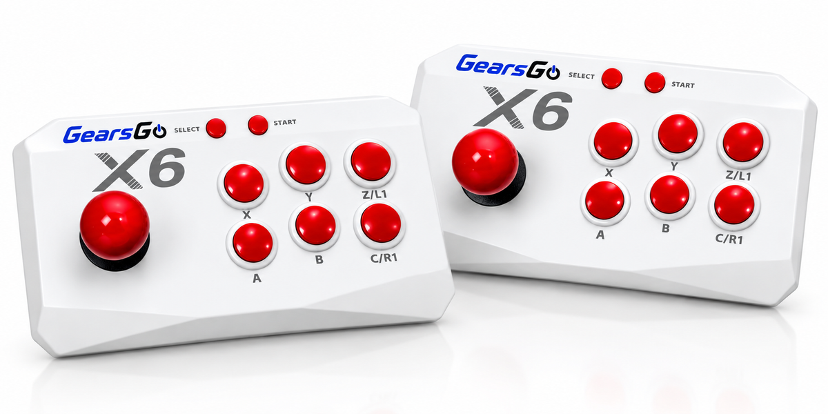 X6 Game Stick 8K Console 64GB with Dual 2.4G Wireless Rechargeable  Controllers – 22000+ Games