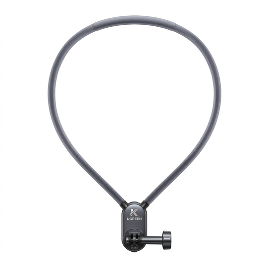 UGREEN Neck Mount for Action Cameras – Hands-Free Two-Pronged Interface Holder for GoPro, DJI & Insta360