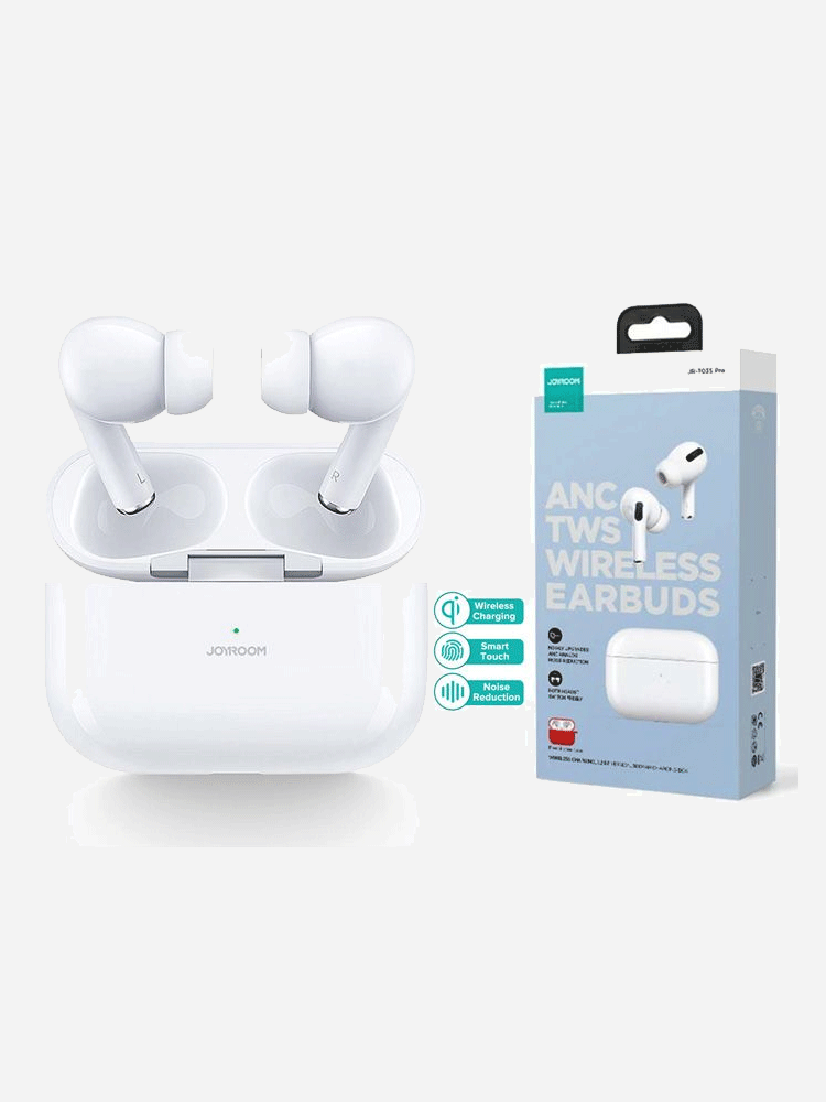 Joyroom JR-T03S Pro Max True Wireless Earbuds White – Original Bluetooth Earbuds with Pop-Up Window