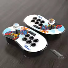 Professional A16 Wireless Arcade Game Console – 15,000 Built-in Games 4K HD HDMI TV Game Stick with Dual Wireless Controllers