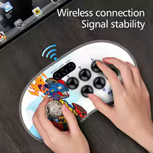 Professional A16 Wireless Arcade Game Console – 15,000 Built-in Games 4K HD HDMI TV Game Stick with Dual Wireless Controllers