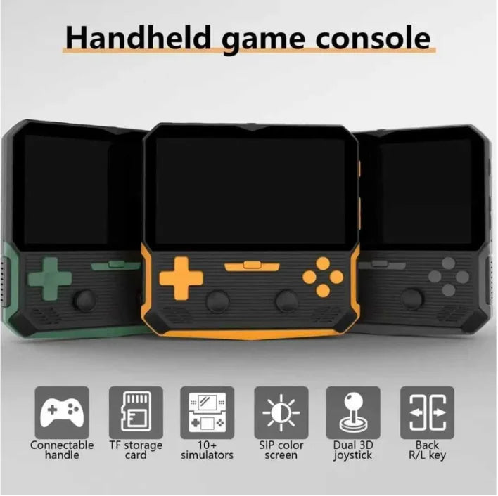 GS1 Retro Handheld Gaming Console | Portable Game Player with Built-in Games