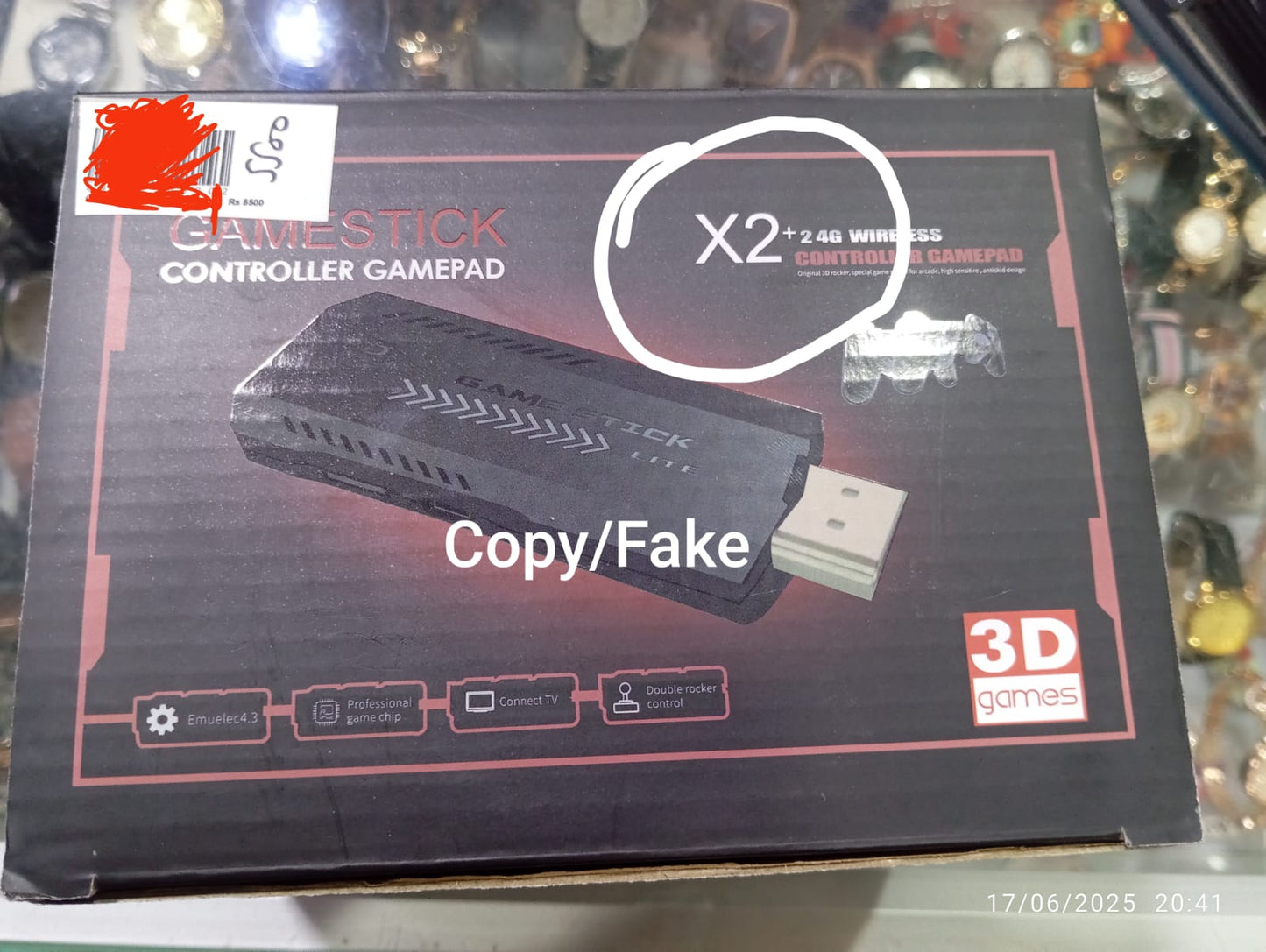 X2 Plus Game Stick 37000+ Games Pre-Installed – HD Retro Gaming Console