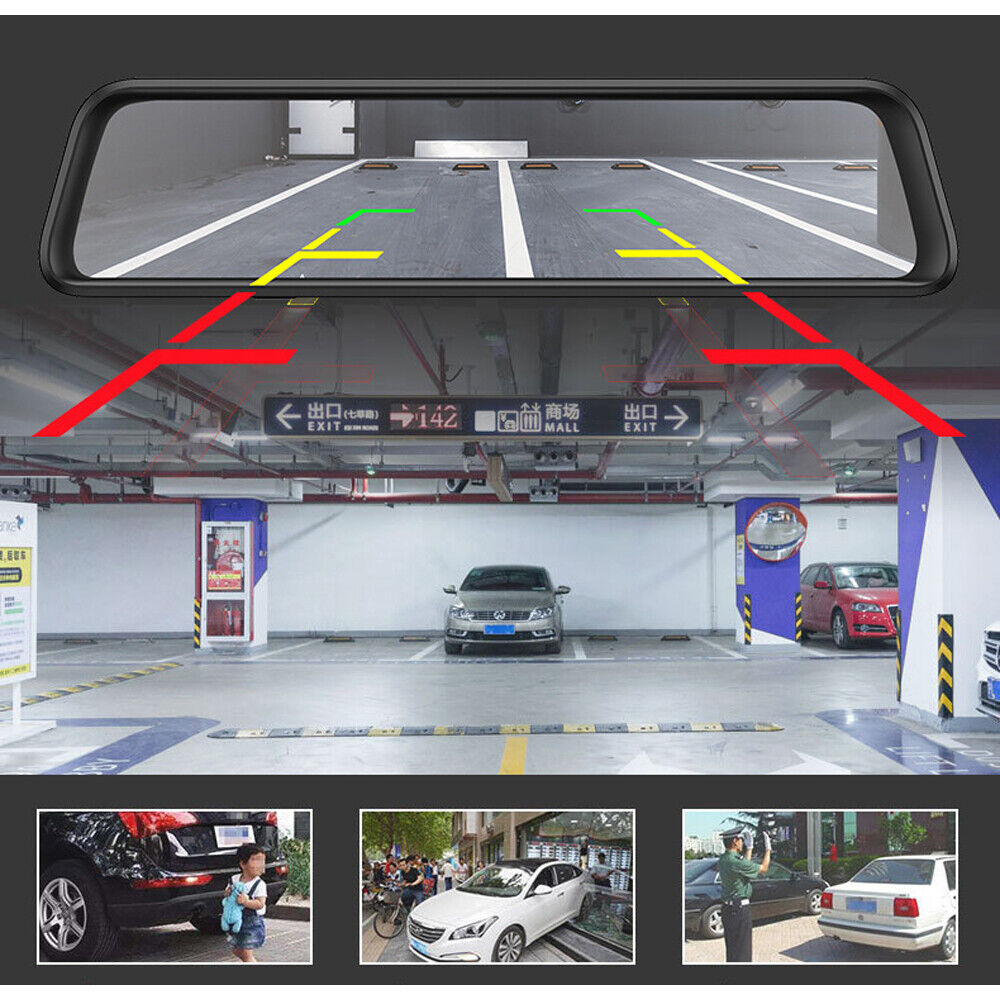 L830 Car DVR Mirror Dual Camera – 1080P Front & Rear HD Dash Camera System