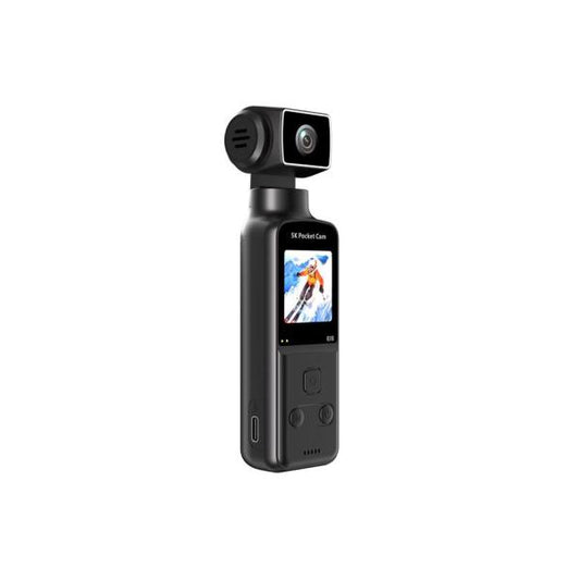 K1 Pocket 5K HD WiFi Action Camera – 270° Rotatable Sports & Vlogging Camera