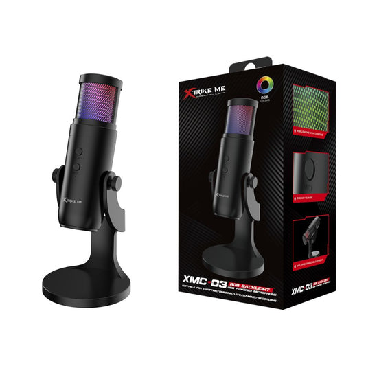 Xtrike Me XMC03 USB RGB Gaming Microphone – Professional Sound for Gaming, Streaming & Content Creation