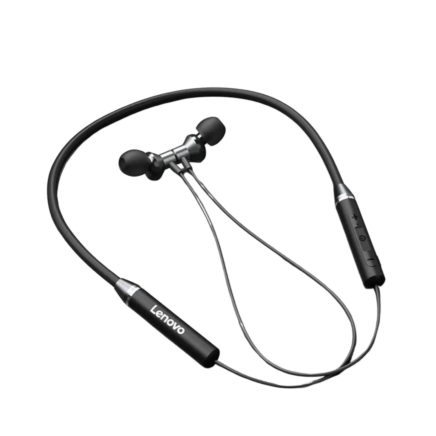 Lenovo HE05 Original Neckband Wireless Bluetooth Headphones – Magnetic Sports Earphones with Mic