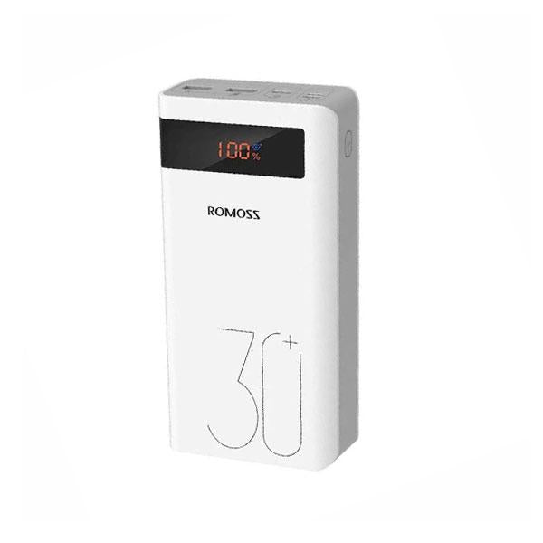 ROMOSS Sense 8P+ Plus 30000mAh Power Bank – 18W PD & QC Fast Charging Portable Battery Pack