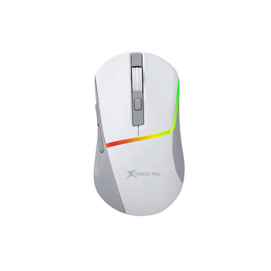 XTRIKE ME GM-322 Wired Gaming Mouse 7200 DPI RGB Backlight Ergonomic Design White