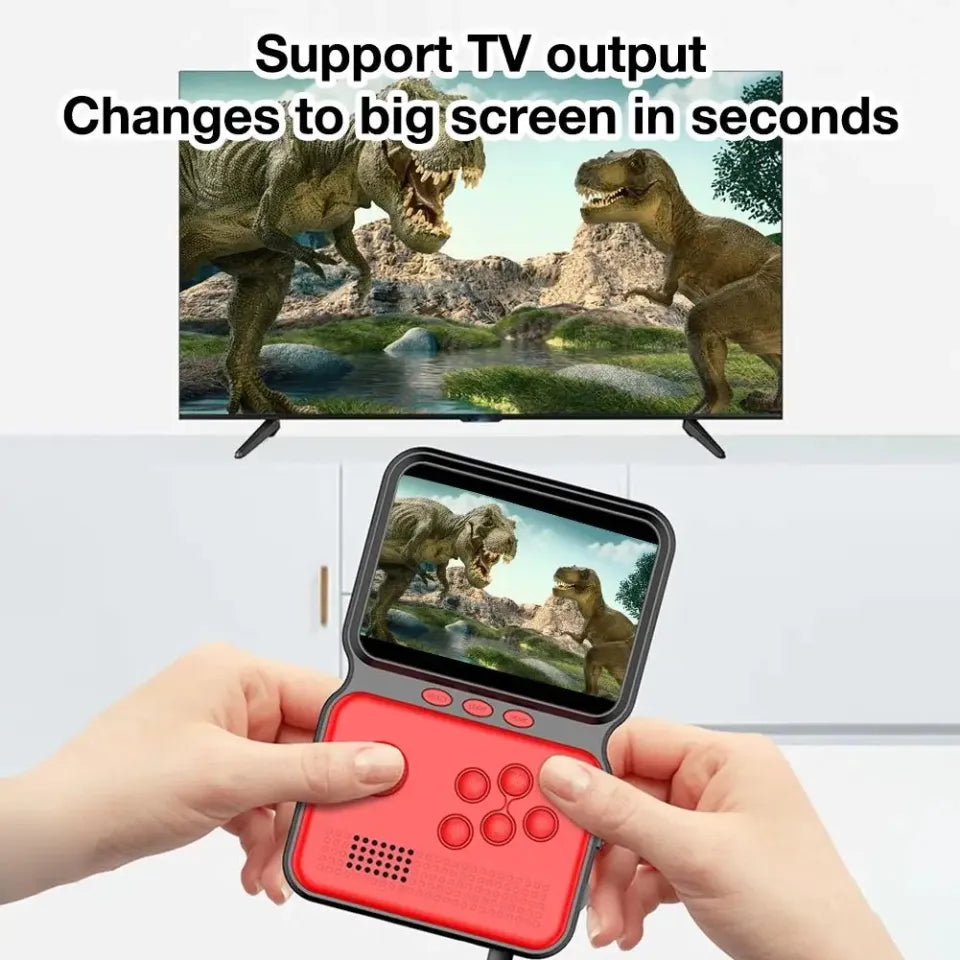 M3 Big Sup Game Box Power 900 in 1 Handheld Gaming Console – 3.0 Inch Color LCD Retro Game Player Original