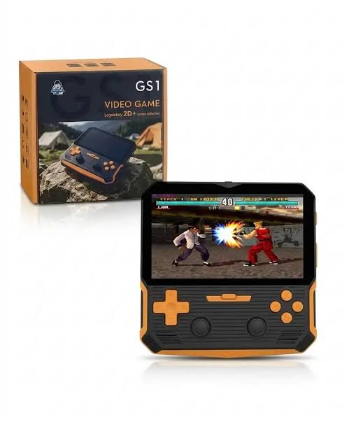 GS1 Retro Handheld Gaming Console | Portable Game Player with Built-in Games