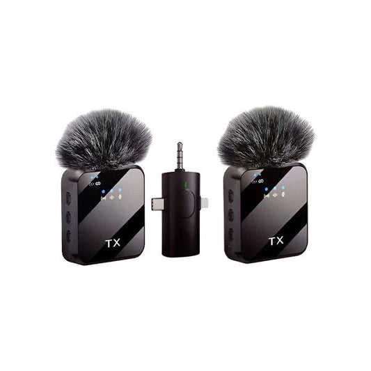 F11-2 3-in-1 Noise Cancelling Wireless Dual Microphone – Professional Audio Recording Anywhere