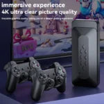 M33 3D Game Stick 64GB – 33000 Video Games with 2.4G Wireless Controllers | 4K Retro Gaming Console 1 year warranty
