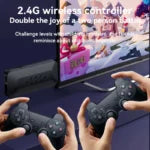 M33 3D Game Stick 64GB – 33000 Video Games with 2.4G Wireless Controllers | 4K Retro Gaming Console 1 year warranty