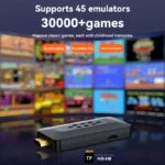 M33 3D Game Stick 64GB – 33000 Video Games with 2.4G Wireless Controllers | 4K Retro Gaming Console 1 year warranty