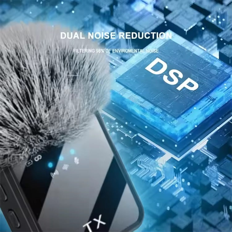F11-2 3-in-1 Noise Cancelling Wireless Dual Microphone – Professional Audio Recording Anywhere