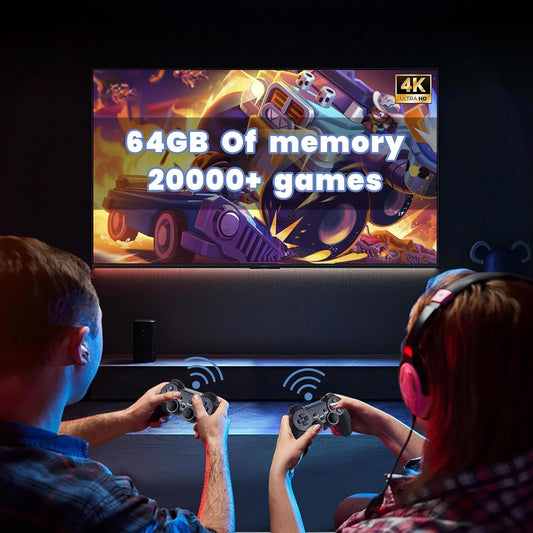 M8 4K Retro Game Stick – Plug & Play Wireless Gaming Console with 20000+ Games ORIGINAL