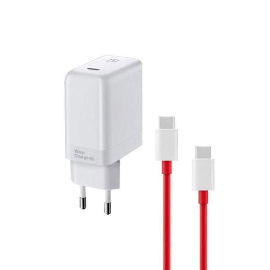 65W Original OnePlus Super Fast Warp Charge EU Pin with USB Type-C to Type-C Cable