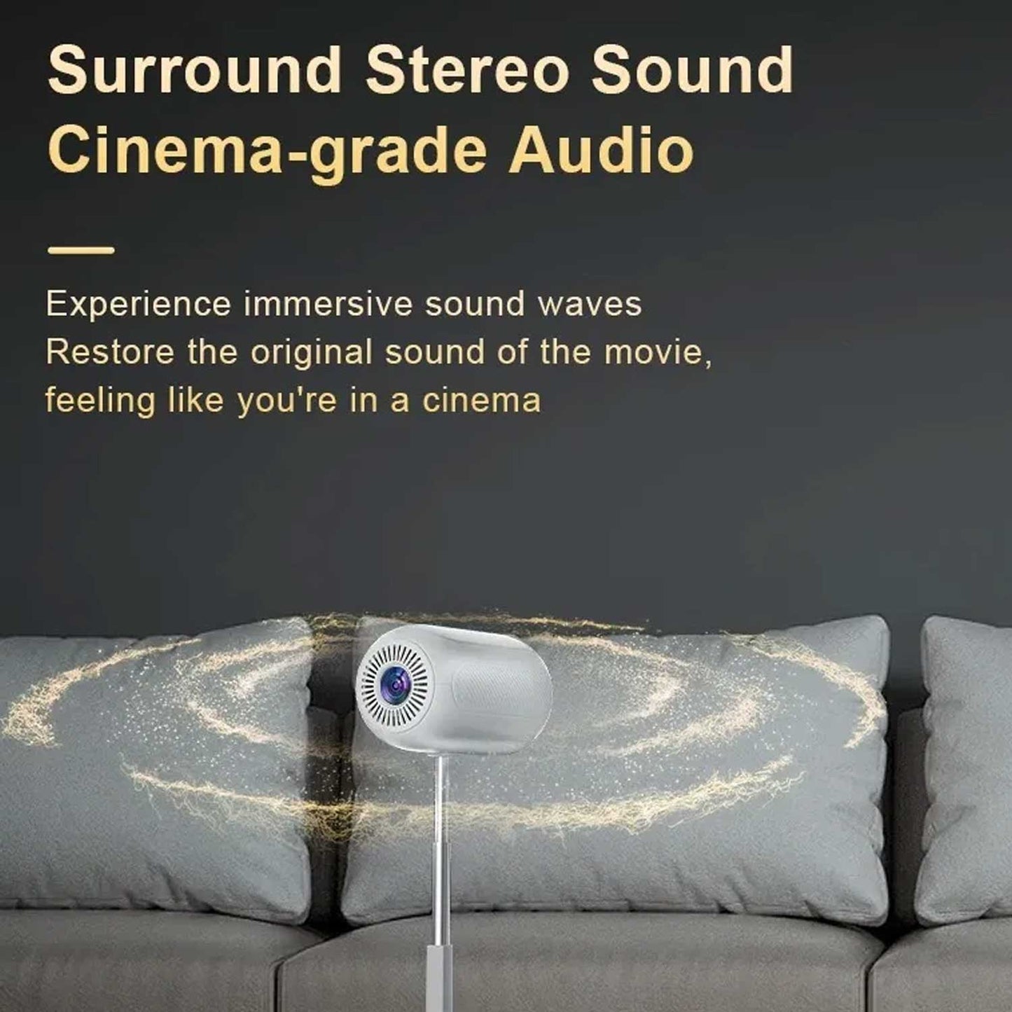 TS-6 YJMOYE Portable Smart Projector – Transform Any Space into a Home Cinema