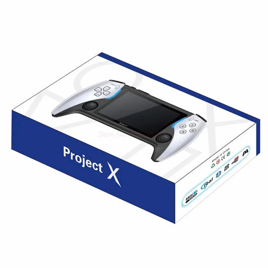 Project X PRO Handheld Gaming Console – 4.7" HD IPS Screen, PSP, PS1 & Arcade Gaming Powerhouse 40000+ Games preinstalled