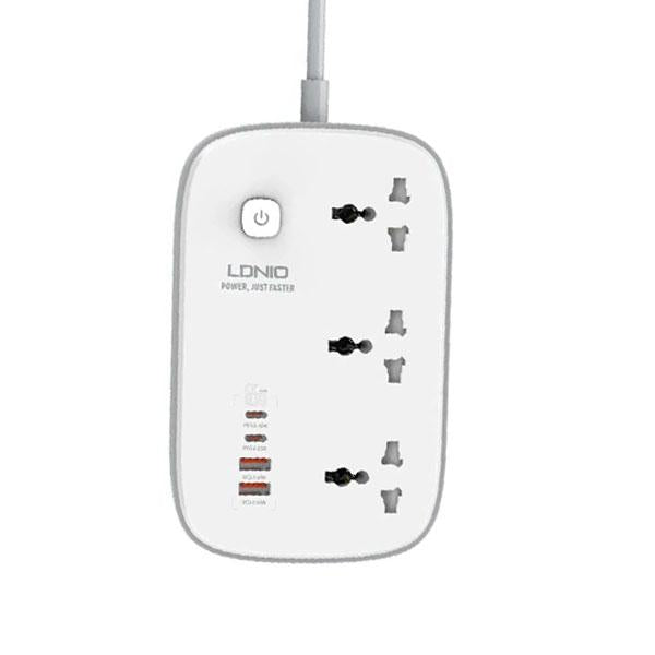 LDNIO SC3416 65W GaN Fast Charging 3250W Power Extension – Premium Power Solution