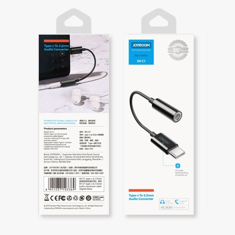 JOYROOM SH-C1 Type-C to 3.5mm Audio Conversion Cable – Digital Audio Adapter