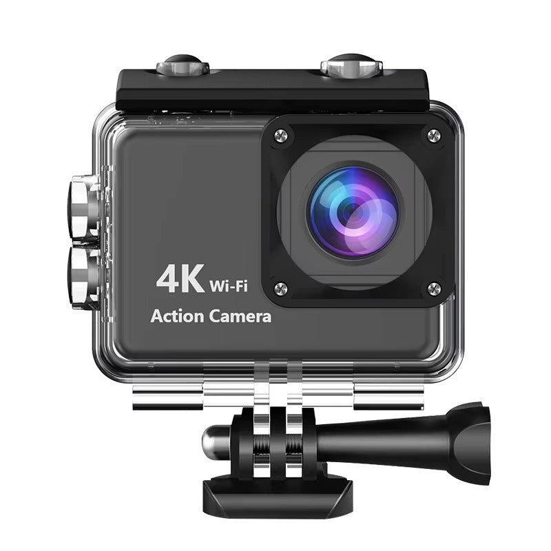 V22 4K Ultra HD Mini Action Camera – Waterproof WiFi Sports Camera with Touch Screen