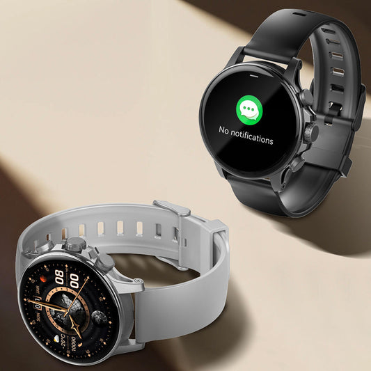 LDNIO SW01 High-Performance Smartwatch – AMOLED HD Screen, Smart Health & Sports Tracking (Silver)