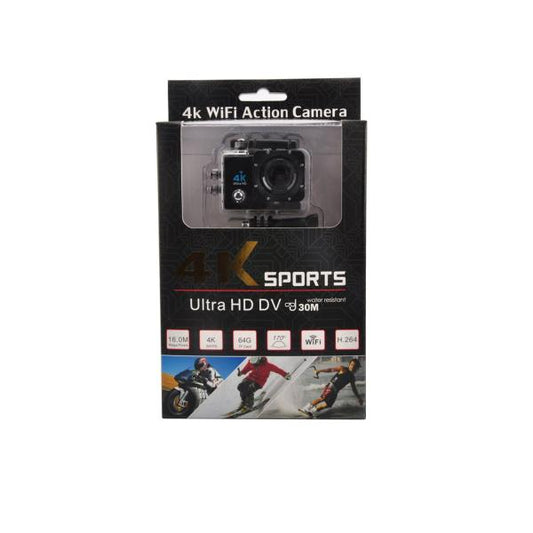 D800 4K WiFi Action Sports Camera – Ultra HD Adventure Camera with Complete Accessories Kit