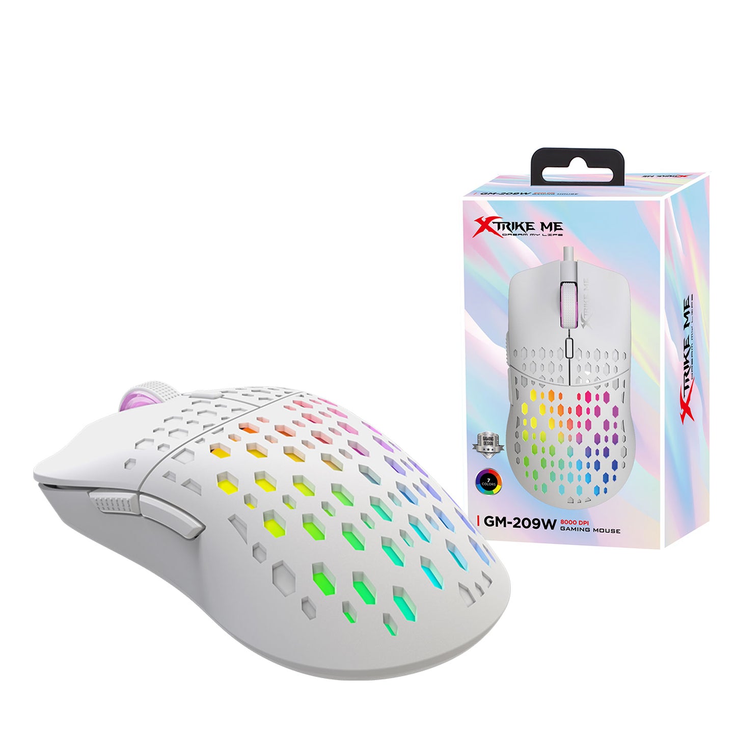 Xtrike Me GM-209W RGB Wireless Gaming Mouse – Precision, Style & Performance