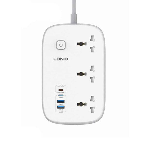 LDNIO SC6 45W GaN Fast Charging 3250W Power Extension – Smart Power Hub for Home & Office