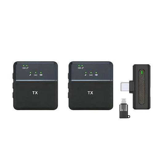 SX8 Type-C & iPhone Dual Professional Wireless Lavalier Microphone – Crystal Clear Audio for Content Creators