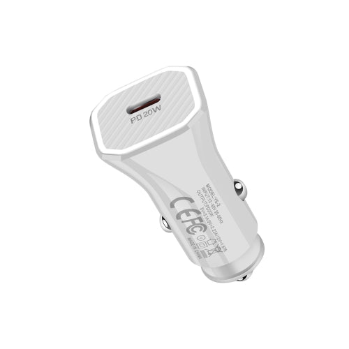 20W USB-C iPhone Car Charger – Power Delivery Fast Charging Adapter