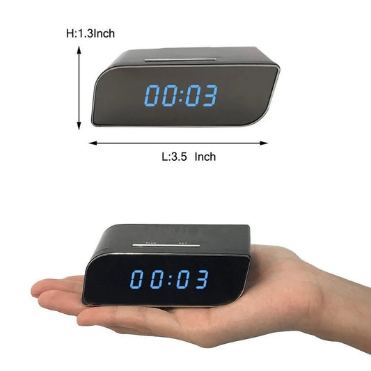 T3 Hidden WiFi Table Clock Camera – 1080P HD Smart Surveillance in a Stylish Clock Design