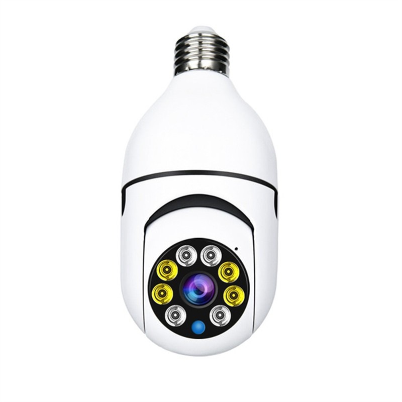 Speed-X CA-E25 Bulb Camera – 1080p WiFi 360° Panoramic Night Vision with Two-Way Audio and Motion Detection