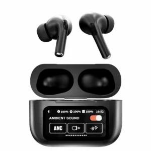 New A9 Pro Apple Airpods Anc/enc Zhongkelqnxun Touch Control Bt 5.4 Earbuds Black