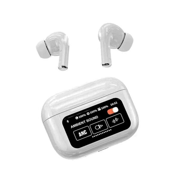 New A9 Pro Apple Airpods Anc/enc Zhongkelqnxun Touch Control Bt 5.4 Earbuds white - Image 2