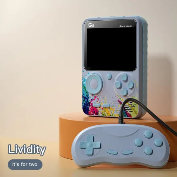 G5 Handheld Game Box – Built-in 500 Games, 3.0-Inch LCD Screen, and Extra Controller - Image 3