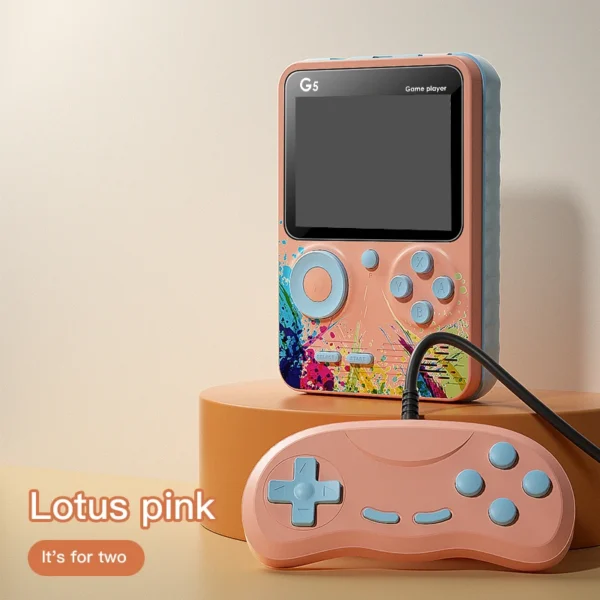 G5 Handheld Game Box – Built-in 500 Games, 3.0-Inch LCD Screen, and Extra Controller - Image 4